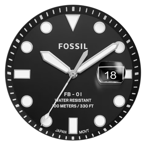 Fossil Zifferblatt
